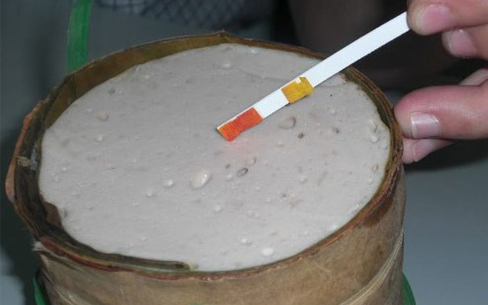 cách thử hàn the trong chả lụa