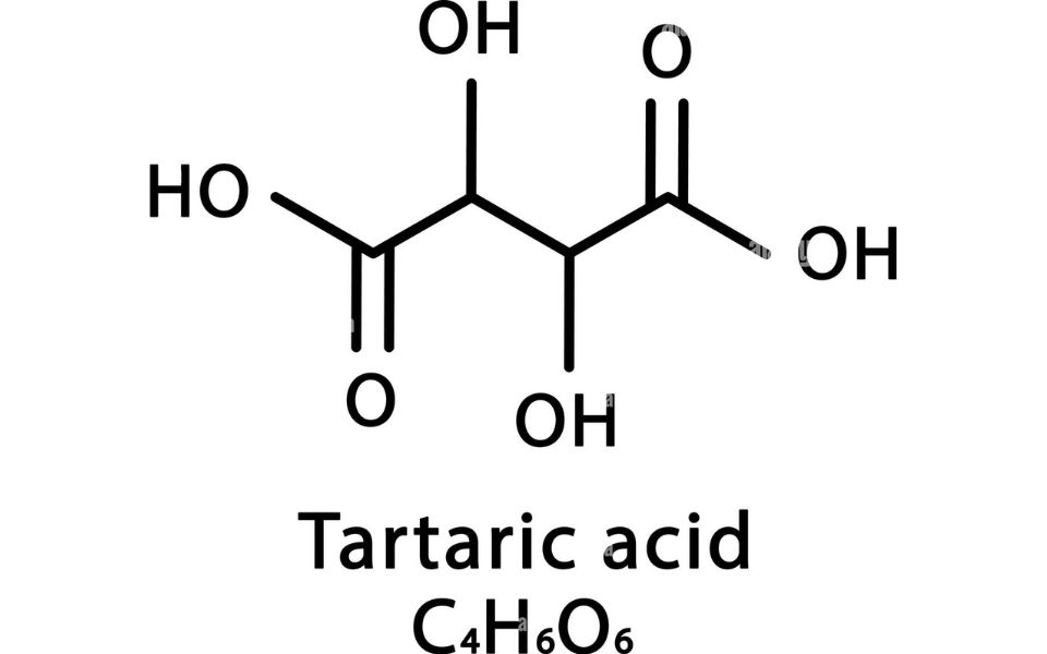 công thức cấu tạo của acid tartaric